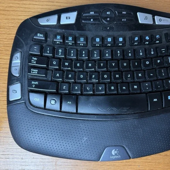 Logitech K350 Comfort Wave Wireless Keyboard NO USB Dongle